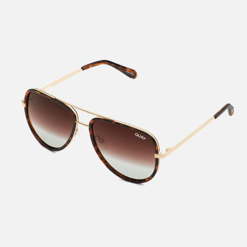 TORTOISE/BROWN FADE POLARIZED
