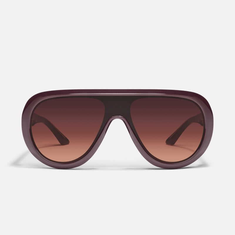 ESPRESSO PURPLE/DARK BROWN CAMEL